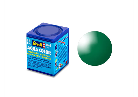 Revell 36161 smaragdgrün, glänzend - Gloss "Emerald Green" (RAL 6029) Aqua Color - 18ml | Bild 1