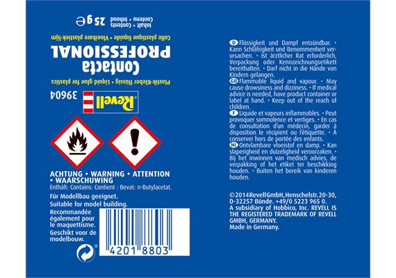 Revell 39604 Contacta Professional, Kunststoff-Klebstoff | Bild 2