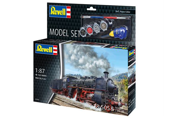 Revell 62167 Model Set Schnellzuglokomotive BR18505 mit Tender - Massstab 1:87 | Bild 4