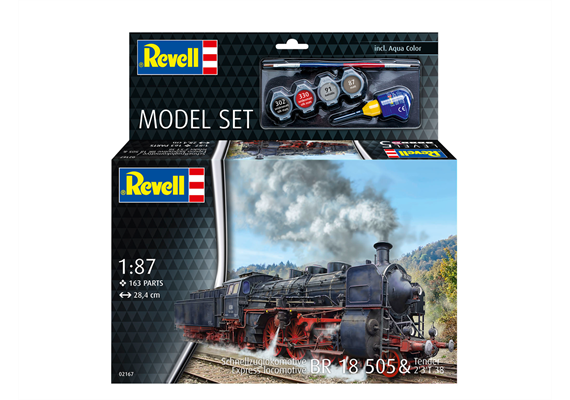 Revell 62167 Model Set Schnellzuglokomotive BR18505 mit Tender - Massstab 1:87 | Bild 3