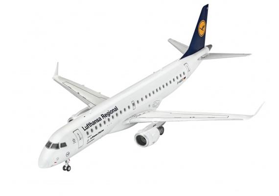 Revell 63937 Model Set Embraer 190 Lufthansa Regional 1:144 mit Farben, Leim und Pinsel | Bild 1
