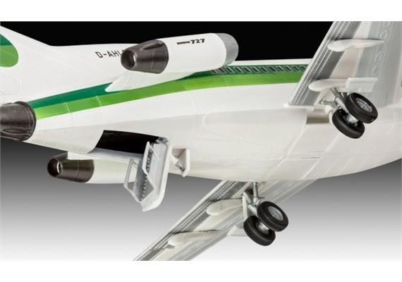 Revell 63946 Modell Set Boeing 727-100 Germania 1:144 mit Farben, Leim und Pinsel | Bild 4