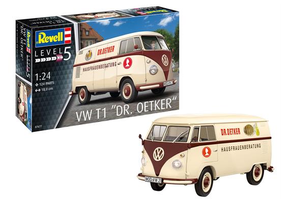 Revell 67677 Model Set VW T1 Dr.Oetker, Bausatz, Maßstab:1:24 | Bild 1