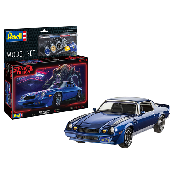Revell 67728 Model Set "StrangerThings"Billy'sChevy Camaro Z-28 - Massstab 1:25