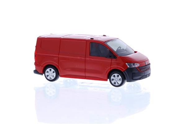 Rietze 11711 Volkswagen Transporter Kasten KR FD intensive red - H0 (1:87)