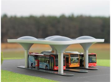 Rietze 70510 Busstation (Fertigmodell) - H0 (1:87)