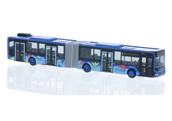 Rietze 75841 MAN Lion's City 18´18 Engadin, Linie 1 St. Moritz Bahnhof - H0 (1:87)