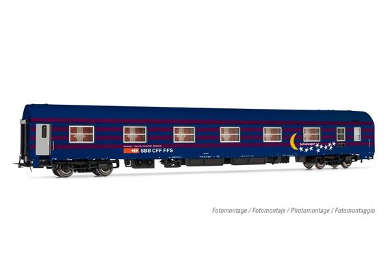 Rivarossi HR4335 SBB Schlafwagen MU 68 Mond und Sterne Ep. V - H0 (1:87) | Bild 1