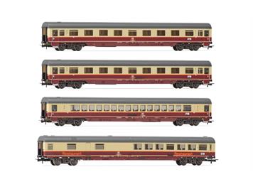 Rivarossi HR4346 DB 4er-Set 1 TEE Rheingold 1983 WRmh Apmz 2x Avmz) Ep.IV - H0 (1:87)