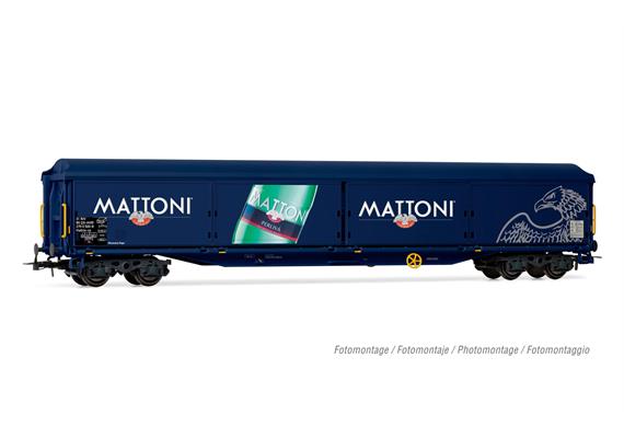 Rivarossi HR6581 SBB Schiebewandwagen 4achsig HABILS-VY "MATTONI" - H0 (1:87)