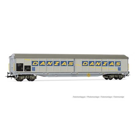 Rivarossi HR6649 SBB, 4-achs. Schiebewandwagen der Bauart Habils „Danzas", Ep. V - H0
