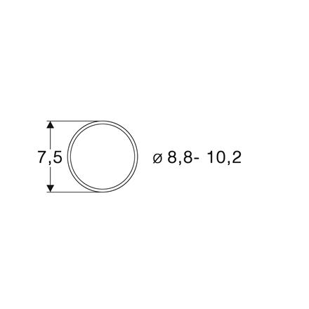 Roco 40073 Haftringsatz AC 8.8-10.2mm, Inhalt 10 Stück - H0 (1:87)