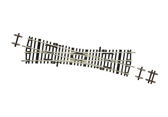 Roco 42449 Einfache Kreuzungsweiche EKW15°, Länge 230 mm - H0 (1:87)