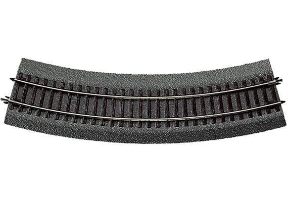 Roco 42523 Gebogenes Gleis R3, Radius 419,6 mm, Bogenwinkel 30° - H0 (1:87)