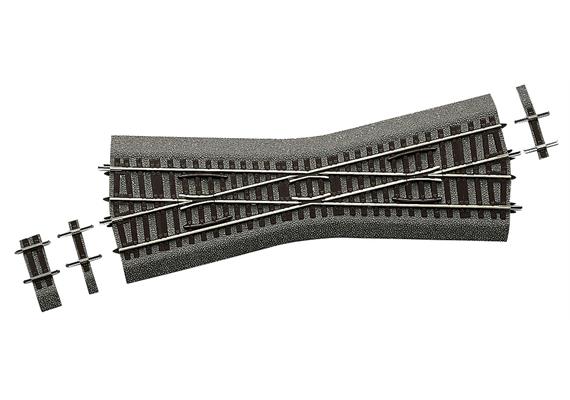 Roco 42597 Kreuzung 15° (Gummibettung)