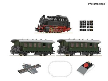 Roco 5100001 Analog Start Set: Dampflokomotive BR 80 mit Personenzug - H0 (1:87)