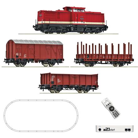 Roco 5110009 z21 start Digitalset: Diesellokomotive BR 110 mit Güterzug, DR - H0 (1:87)