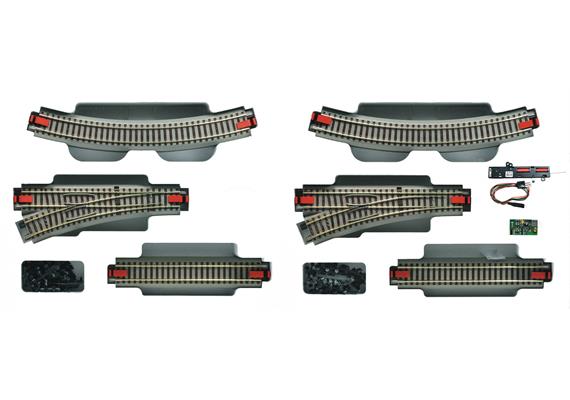 Roco 51250 geoLine Gleisset 1 mit Digitalweichendecoder