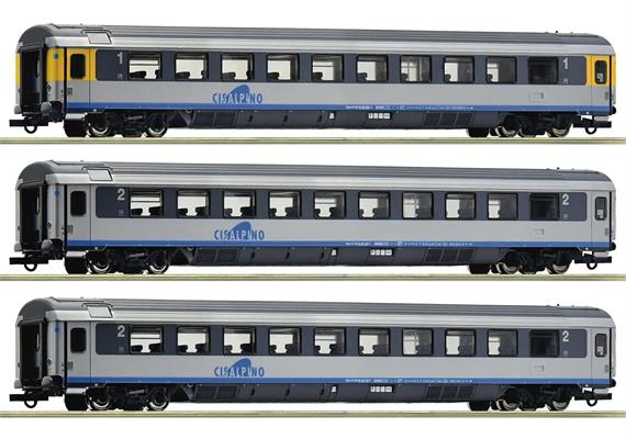 Roco 6200033 3-tlg. Set 2: Cisalpino, CIS - H0 (1:87)