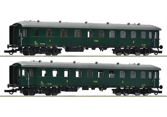 Roco 6200037 2-tlg. Set 2: Schnellzugwagen, CSD - H0 (1:87)
