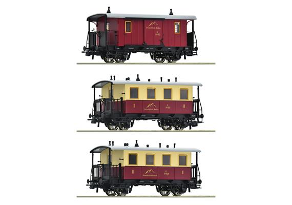 Roco 6200063 3-tlg. Set: Zahnradbahn-Personenzug, Sonnblick-Bahn - H0 (1:87)