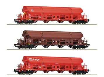 Roco 6200153 3-tlg. Set: Schwenkdachwagen, DB AG - H0 (1:87)