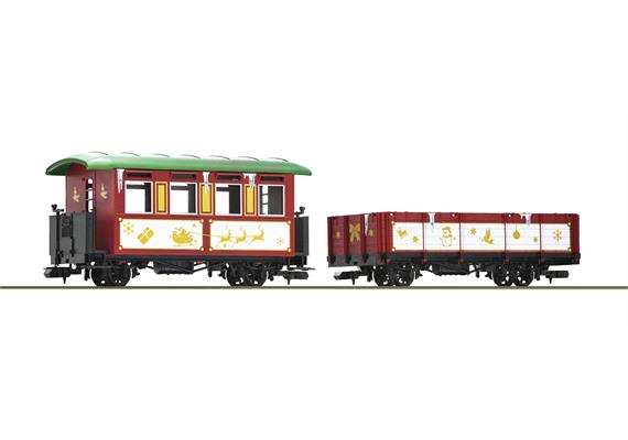 Roco 6230001 2-tlg. Set: Weihnachtswagons, für H0-Gleis - Wagen-Grösse 0e (1:45)