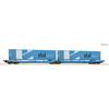 Roco 6600020 Doppeltaschen-Gelenkwagen T3000e, EUROWAGON, Spedition Ekol - H0 (1:87)