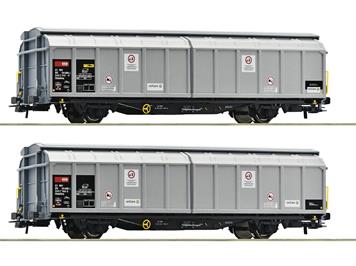 Roco 6600027 2-tlg. Set: Schiebewandwagen, SBB Cargo - H0 (1:87)