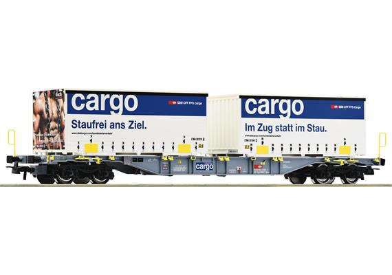 Roco 6600028 Containertragwagen Gattung Sgnss, SBB Cargo - H0 (1:87)