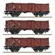 Roco 6600075 3-tlg. Set: Offene Güterwagen, DB - H0 (1:87)