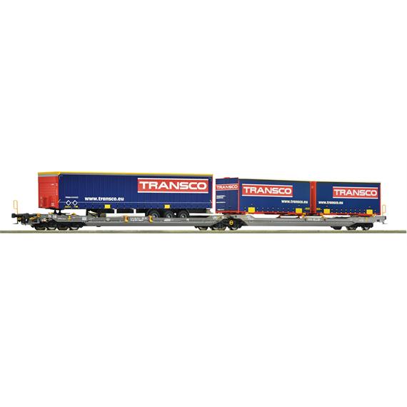 Roco 6600113 Taschenwagen T3000 der HUPAC "Transco" - H0 (1:87)