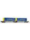 Roco 6600137 Doppeltaschen-Gelenkwagen T3000e, Hupac, "Spedition Alberti e Santi" - H0