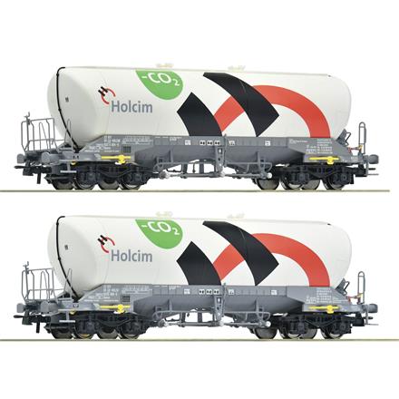 Roco 6600192 2-tlg. Set: Silowagen, Holcim - H0 (1:87)