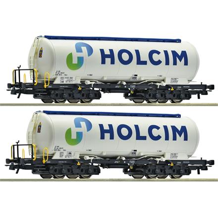 Roco 6600233 2-tlg. Set: Silowagen, Holcim - H0 (1:87)