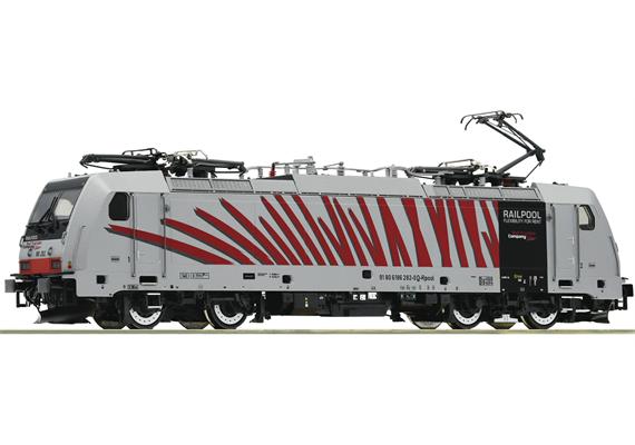 Roco 73313 E-Lok 186 282 der Railpool vermietet an die RTC, DCC mit Sound, H0