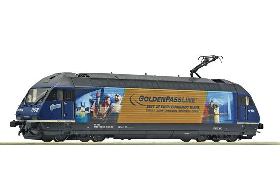 Roco 7510172 BLS Elektrolokomotive Re 465 "Goldenpass", DC 2L, digital DCC/MM/Sound - H0