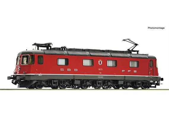 Roco 7520105 SBB E-Lok Re 6/6 11673 rot „Cham“, AC 3L, digital MM/DCC/Sound - H0 (1:87)