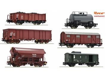 Roco 76030 6-tlg. Set: Güterzug, DR - H0 (1:87)