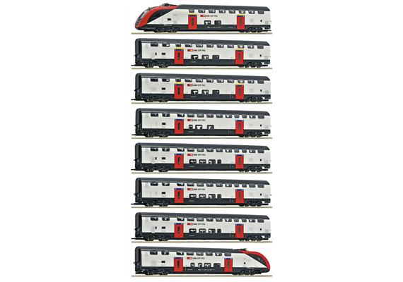 Roco 7710007 8-tlg. Set: Doppelstockzug RABe 502, SBB, DC 2L, digital/Sound - H0 | Bild 1