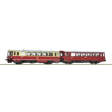 Roco 7710013 Dieseltriebwagen 174 001-8 mit Beiwagen, DR, DC 2L, digital DCC/MM/Sound - H0