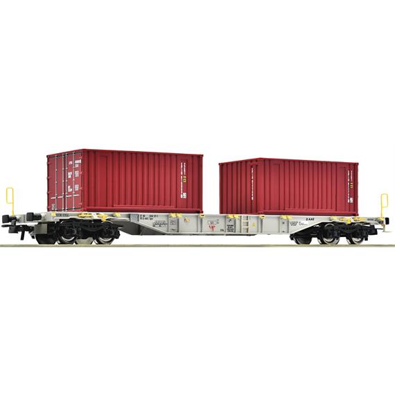 Roco 77345 Containertragwagen, Gattung Sgns, der Ahaus Alstätter Eisenbahn - H0 (1:87)