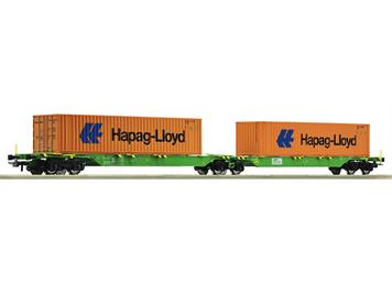 Roco 77370 Container-Doppeltragwagen, SETG, „Hapag Lloyd“ - H0 (1:87)