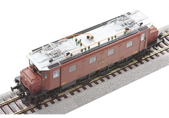Roco 78090 SBB Ellok Ae 3/6 I 10700 braun, Wechselstrom AC, digital MM/DCC mit Sound - H0 | Bild 6