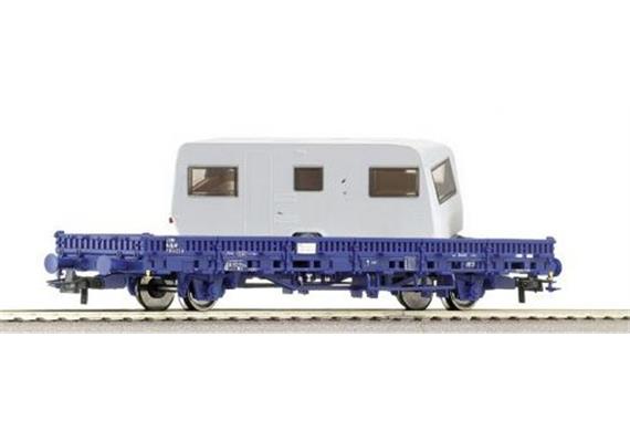 Roco Rungenwagen mti Wohnwagen