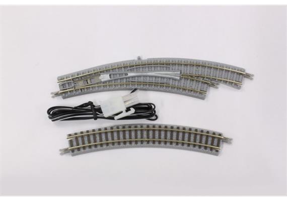 Rokuhan 97027 R027 Bogenweiche rechts - Z 1:220
