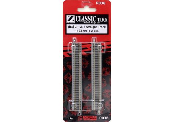 Rokuhan 97036 R036 Gleisstück gerade 112,8 mm - Z (1:220)