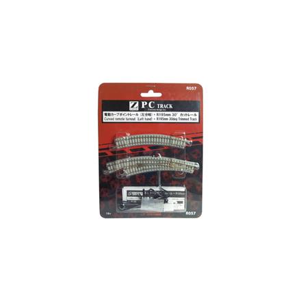 Rokuhan 97057 R057 Bogenweiche links Betonschwellen - Z (1:220)