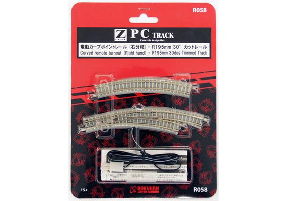 Rokuhan 97058 R058 Z Bogenweiche rechts