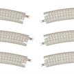 Rokuhan 97067 R067 Z Gleisstück geb. R220, 30° Betonschwellen, 6 Stück - Z (1:220) | Bild 2